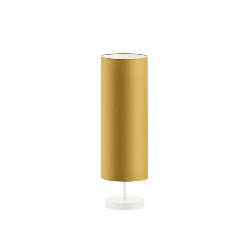 Sydney Metal Table Lamp, Mustard, White