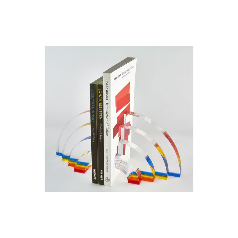 Lucite Rainbow Bookends