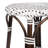 Alastair 24" Rattan Counter Stool - White/Brown Dot / Dark Brown Rattan Frame-88071854-88071842