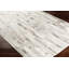 Medora Leather Area Rug in Gray-1949914800