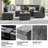 Andoline 8-Piece Upholstered Sectional-1100991671