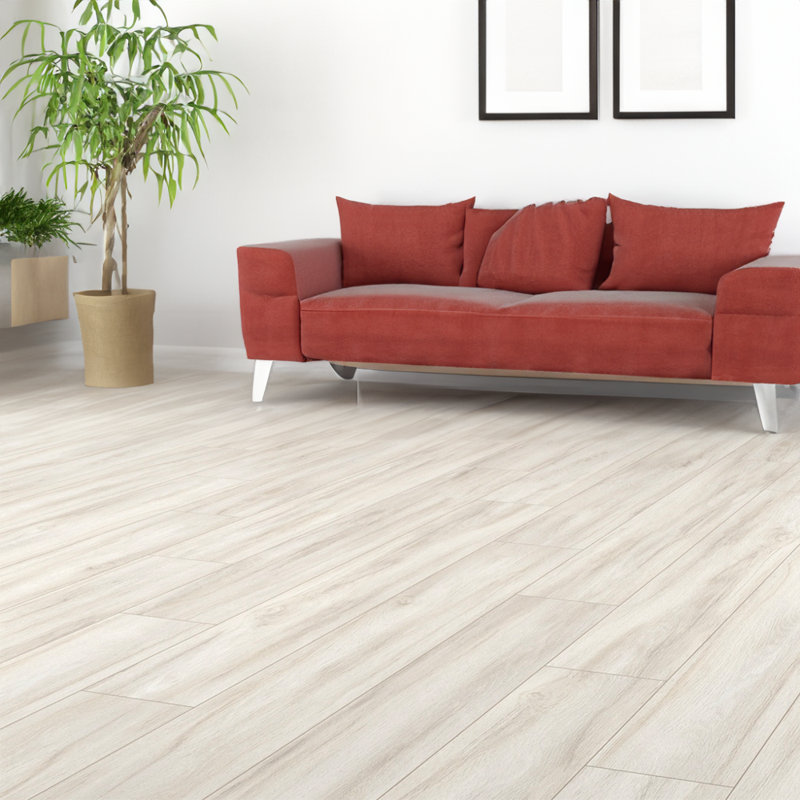 Plancher stratifié 7 po x 54 po x 12 mm, Brun
