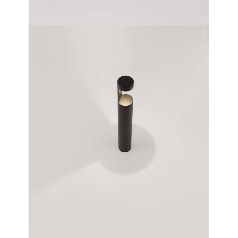 Black Integrated LED Metal Bollard Light