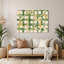 «Farm Gingham Ribbon», art mural en métal brun-1869204792