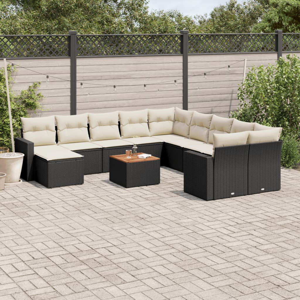 11-Sitzer Lounge-Set Riesner aus Polyrattan mit Polster