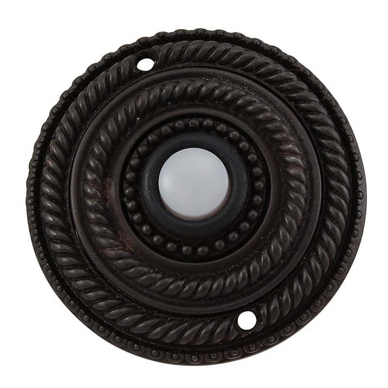 Sanzio Push Button, Oil-Rubbed Bronze