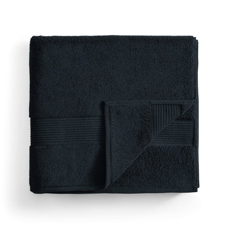 Solid Towel Set, Black