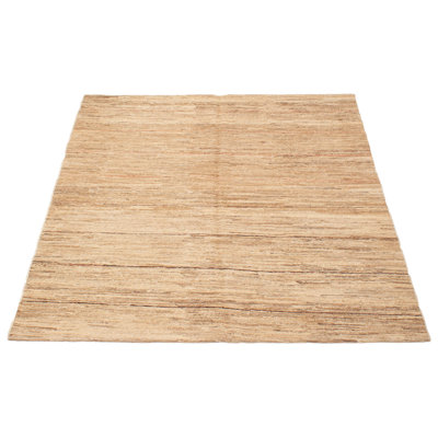 Natural Tan Tapestry Kilim 5'9" x 6'4"