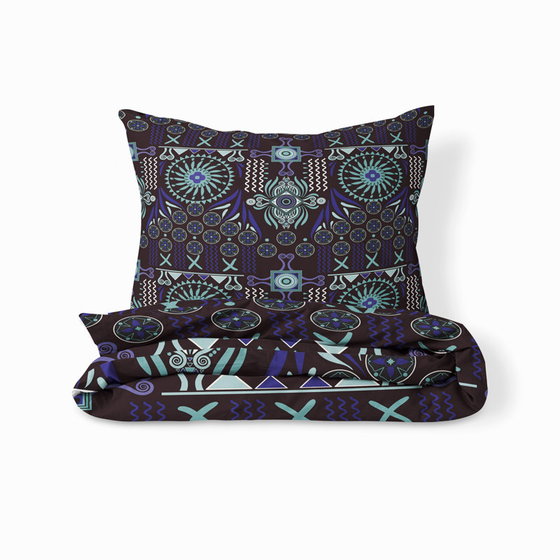 Abstract Duvet Cover, King Duvet Cover + 2 King Shams