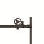 Porte de douche coulissante sans cadre l 60 po x H 76 po en noir mat avec verre transparent