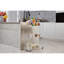 Table d'appoint transparente