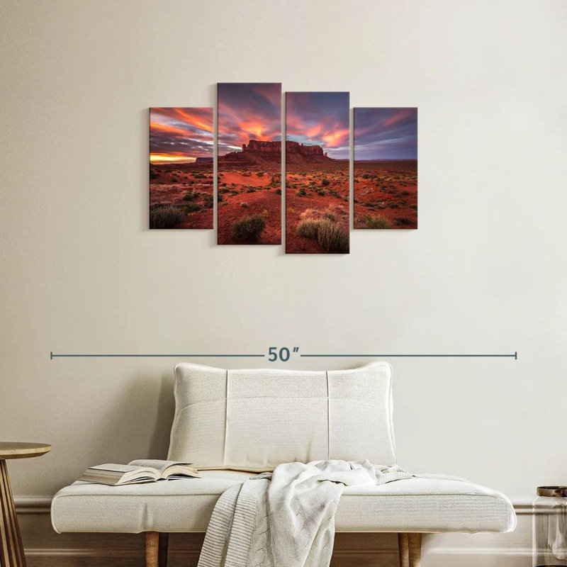 Alvord Sentinel Mesa At Sunset, 22" H x 36" W