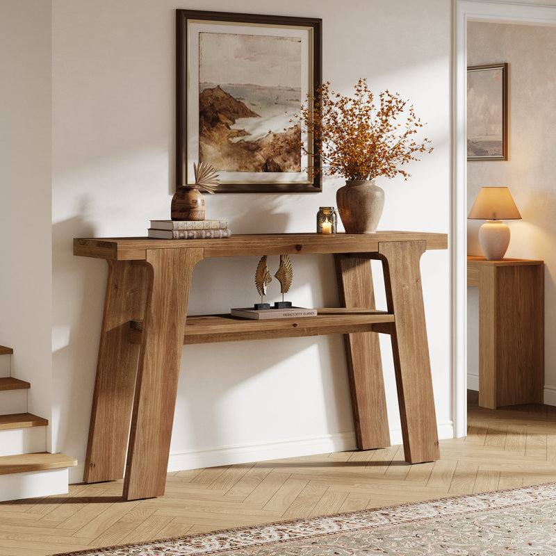 120cm Solid Wood Console Table