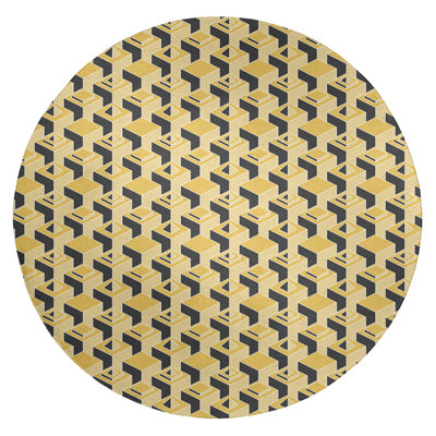 Chenille Geometric Indoor Rug