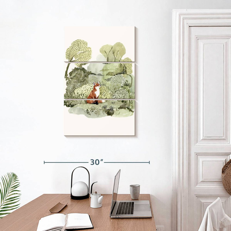Brampt Fox Glen I, 32" H x 20" W