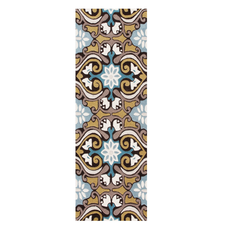 Amory Hand Tufted Wool Damask Rug