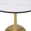 Table de salle à manger ronde Bristol 24 po avec plateau en pierre frittée et base en acier inoxydable-709464384-620894610