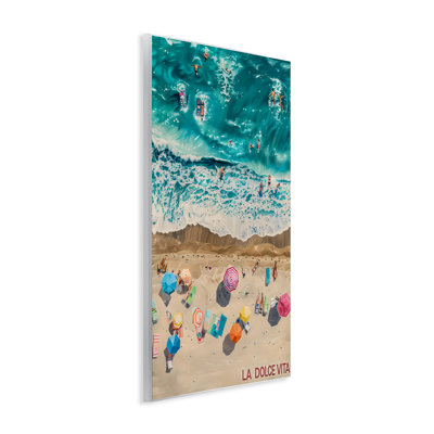 Plaque murale Family Beach Dolce Vita, design par LSR Design Studio