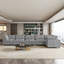 Upholstered L-Shaped Sectional-1595292045