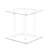 3/4" Rods Clear Riser Acrylic Transparent Plexiglass Pedestal Table Display Podium-1252628598