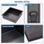 Niche de douche en acier inoxydable 15 po x 15 po, noir bronze-2140180279-2140180278