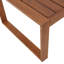 Table basse carrée en bois d'eucalyptus de 30 po Weston