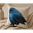 Embroidered Feather Reversible Throw Pillow