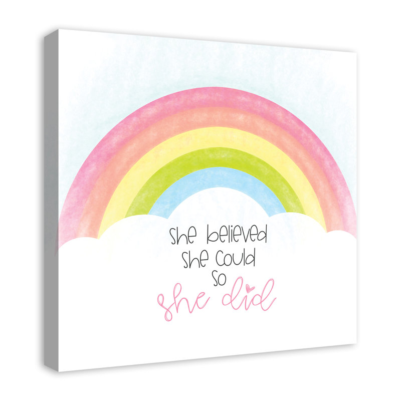 On croit qu’elle pourrait art sur toile Usher, H 24 po x l 24 po x P 1,25 po