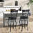 Arlander Swivel Counter Stool with Metal Frame-1258048243