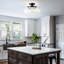 Plafonnier semi-encastré noir Mid-Century-434718827