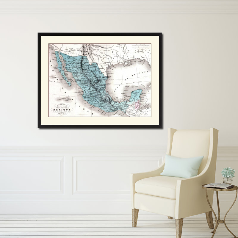 " Mexico Vintage Map "
