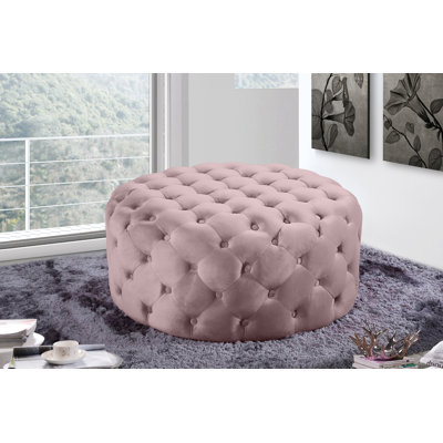 Plattsburgh Velvet Ottoman