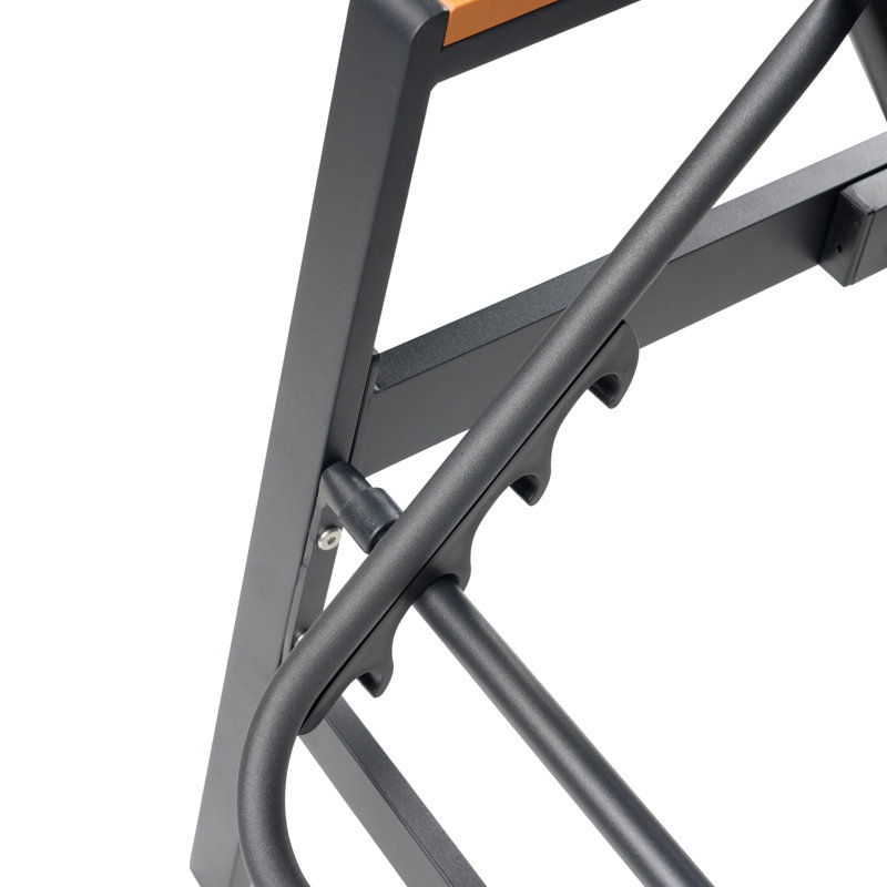 Chaise longue en filet Alfredo, Noir/naturel