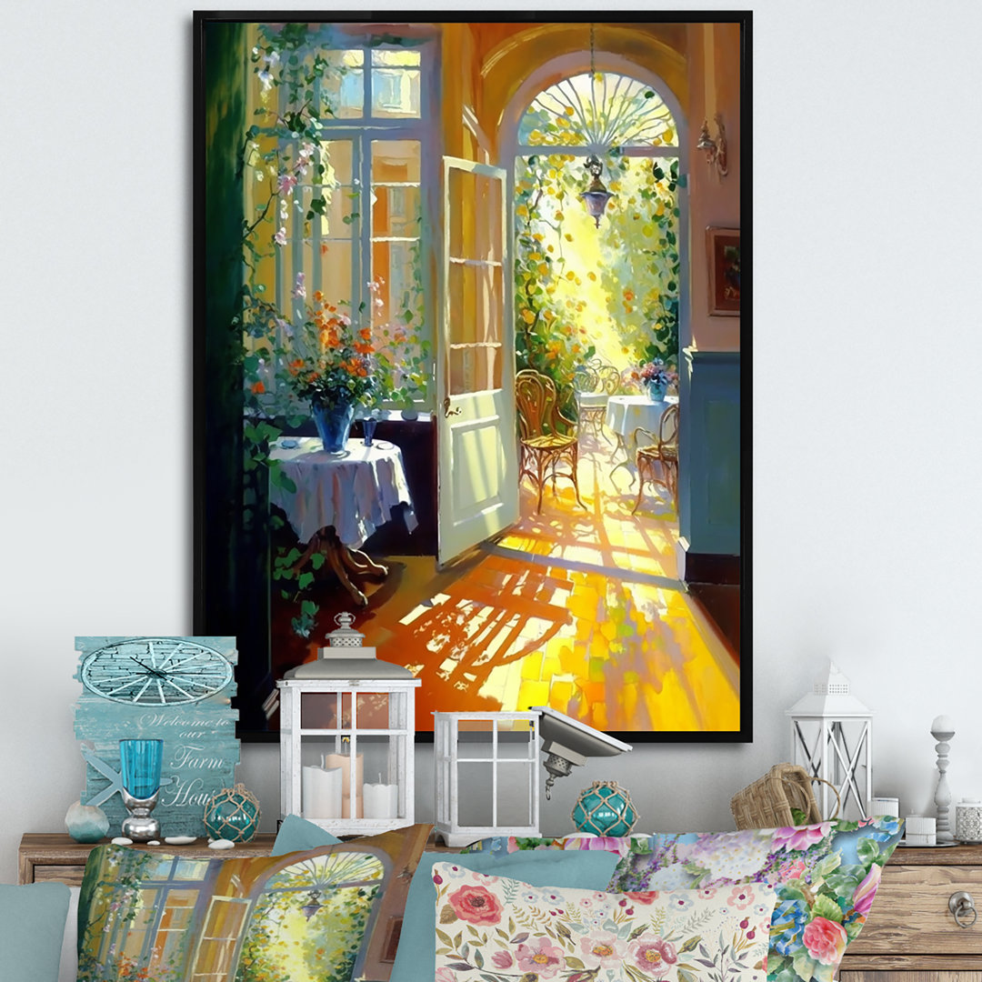 " Sunlight Bliss At The Cottage II " Red Barrel Studio® 