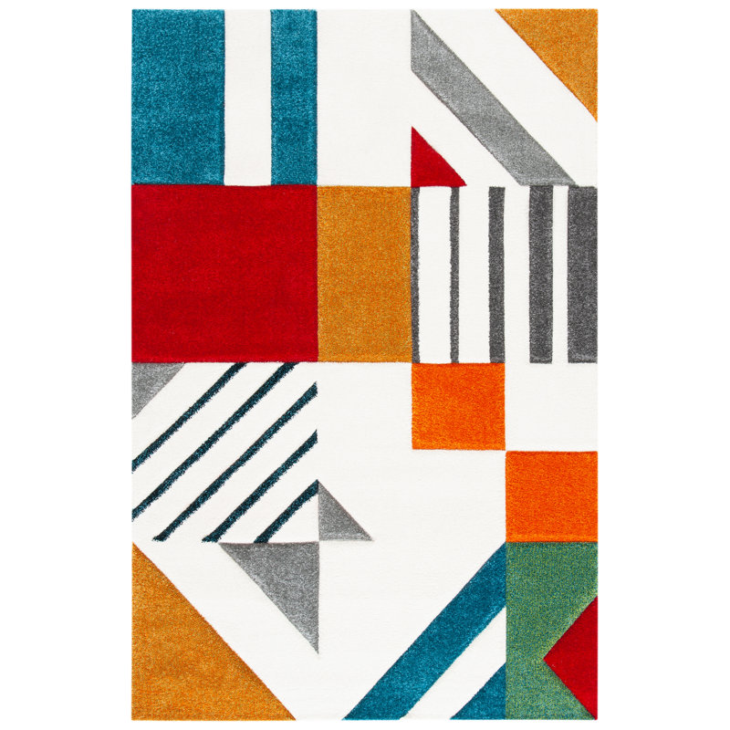 Vakhdank Geometric Area Rug, Rectangle 79 x 152 cm