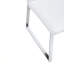 Chaise d'appoint blanche Lakeycha