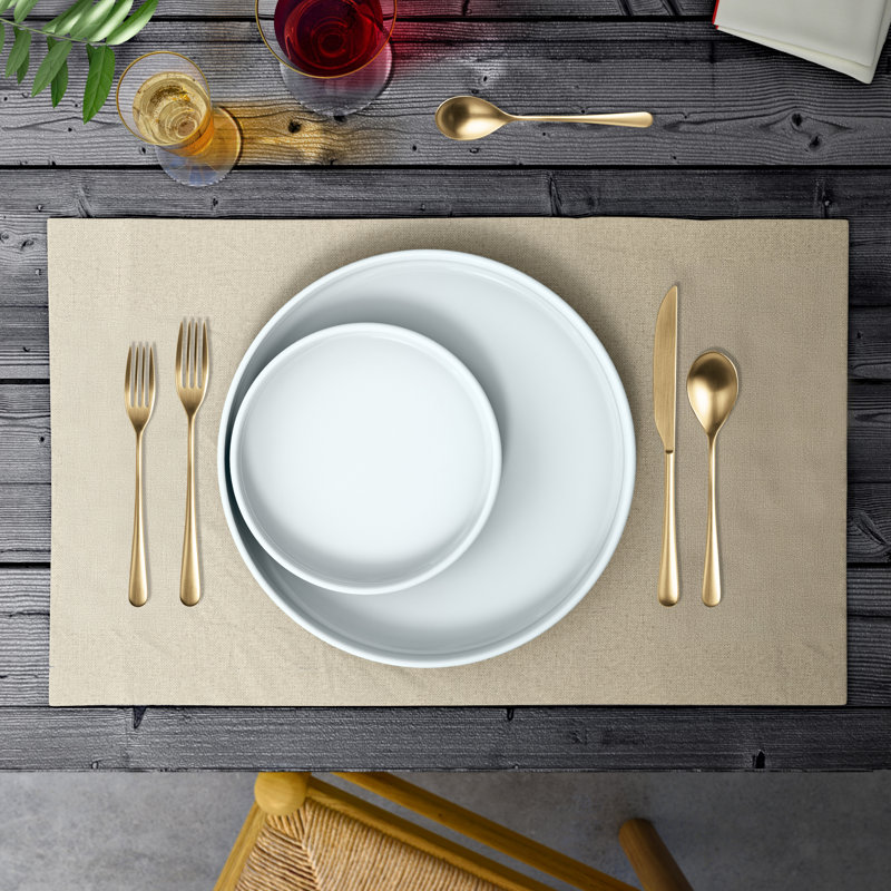 Neve Flatware Set - 20 Pieces, Ice Gold