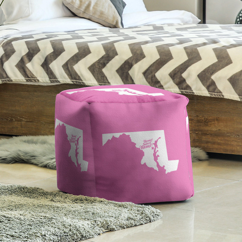 Repose-pieds à cubes annapolis the home, Rose
