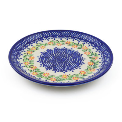 Assiette à poterie polonaise 7 po Renuka