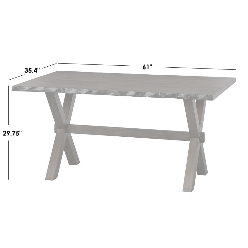 Willilams Solid Wood Trestle Dining Table