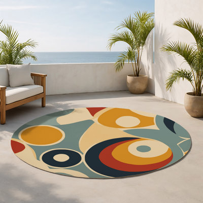 Tapis intérieur et extérieur Retro Pop