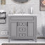 Meuble-lavabo 36 po avec lavabo supérieur-123207871
