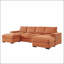 Canapé modulaire à assise profonde avec repose-pieds et canapé-lit Corduroy-1298031051