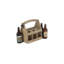 Traub 6 Beer Bottle Carrier with Bottle Opener