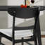 Chaise d'appoint rembourrée en bois massif (ensemble de 2)-565629096-565629098