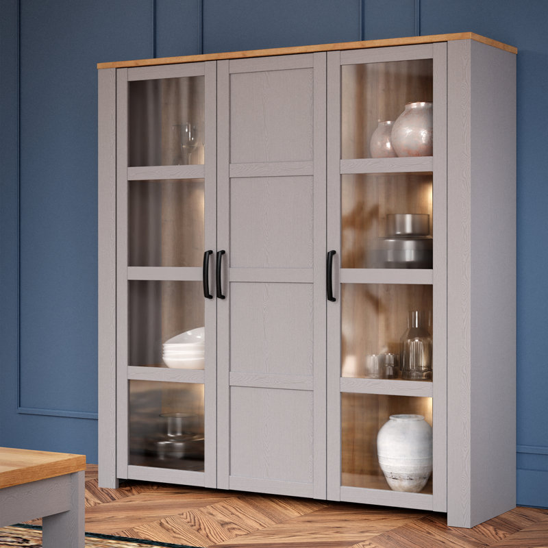 Sighild Display Cabinet, Grey