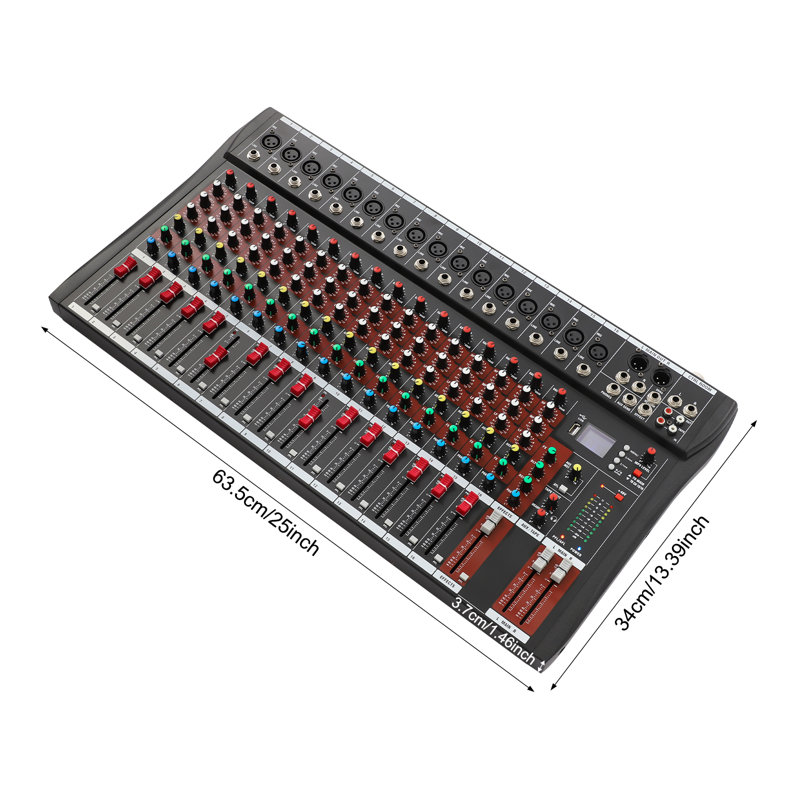16 Channel Professional Audio Mixer Console