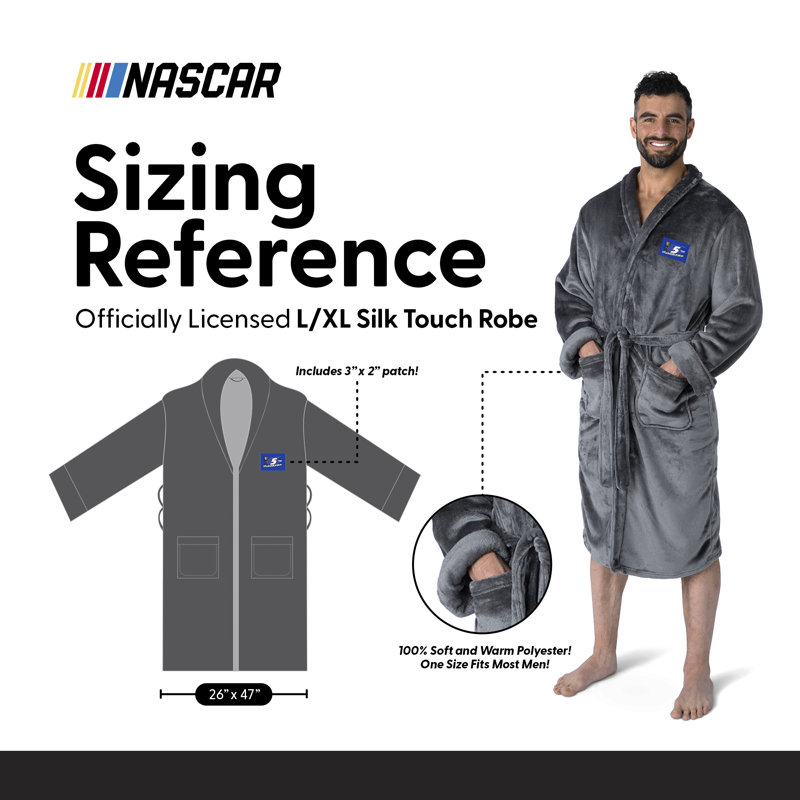 Polyester Gender Neutral Boy / Man+ Mid-Calf Bathrobe with Pockets and Hood for Kids