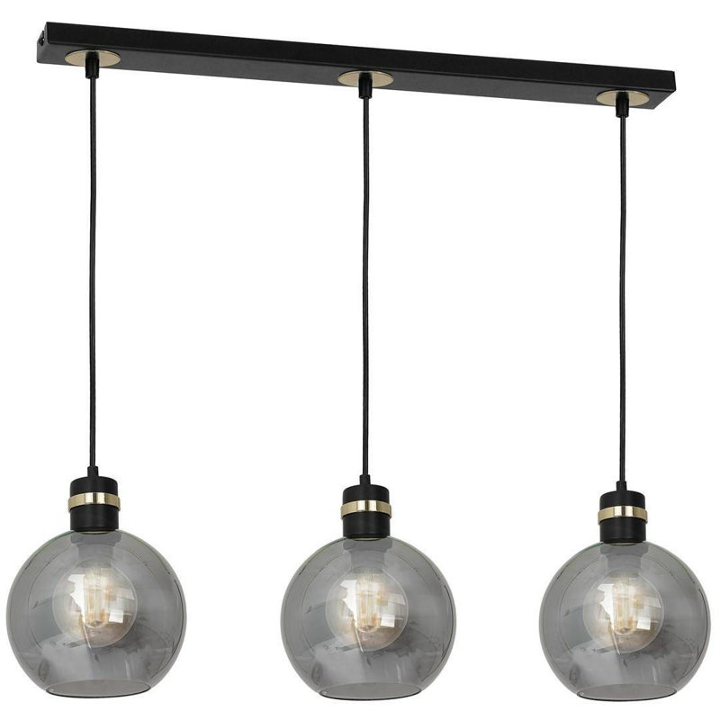 Veun 3 - Light Black/Gold Pendant