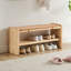 Banc rembourré brun-647996001